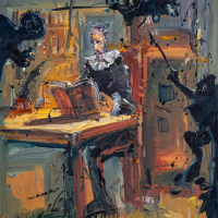 Palabras para el libro «Las letras y la pintura» de Jazzamoart